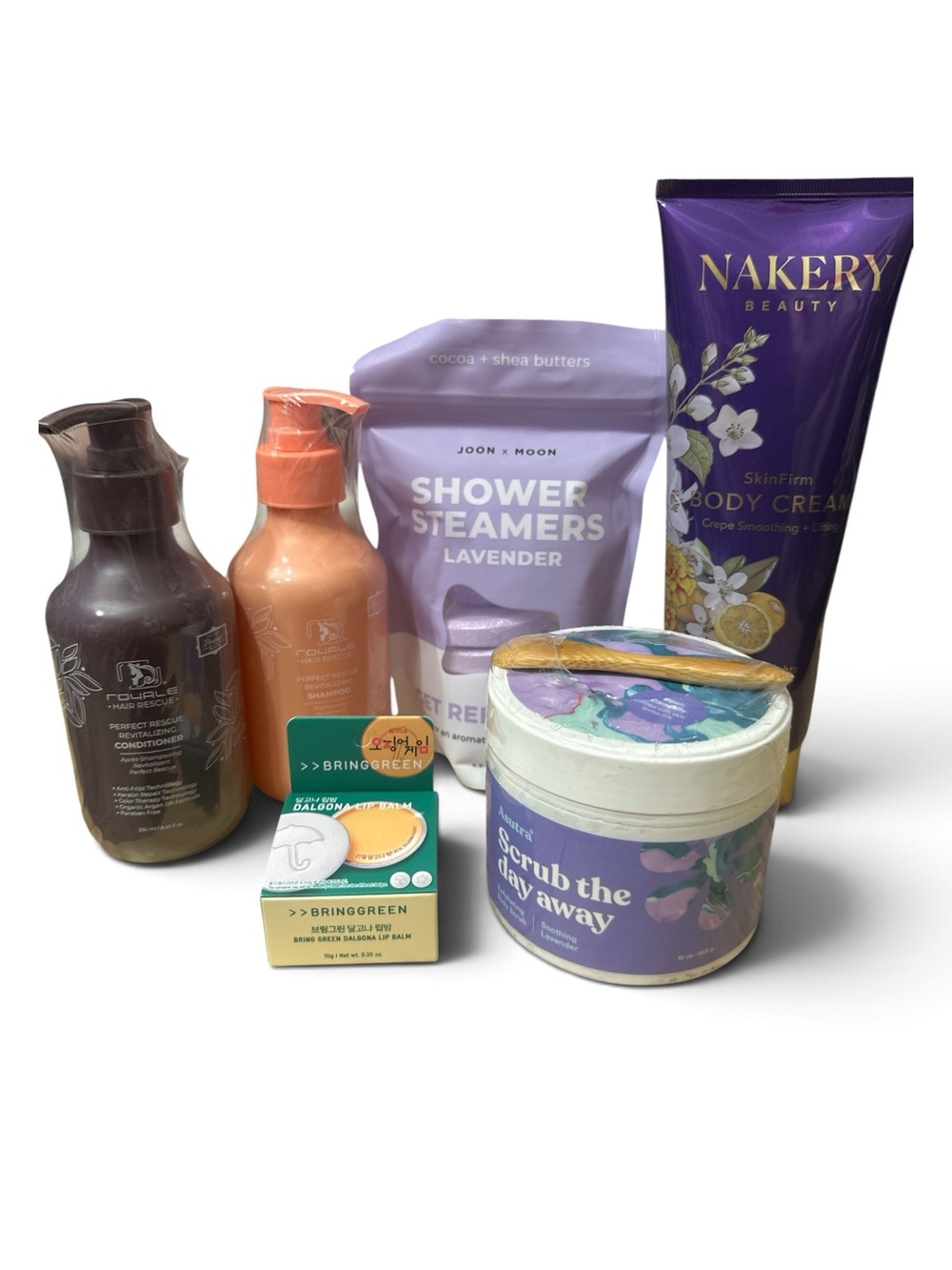 Lavender SkinFirm Body Cream & Shower Steamers Set - Purple